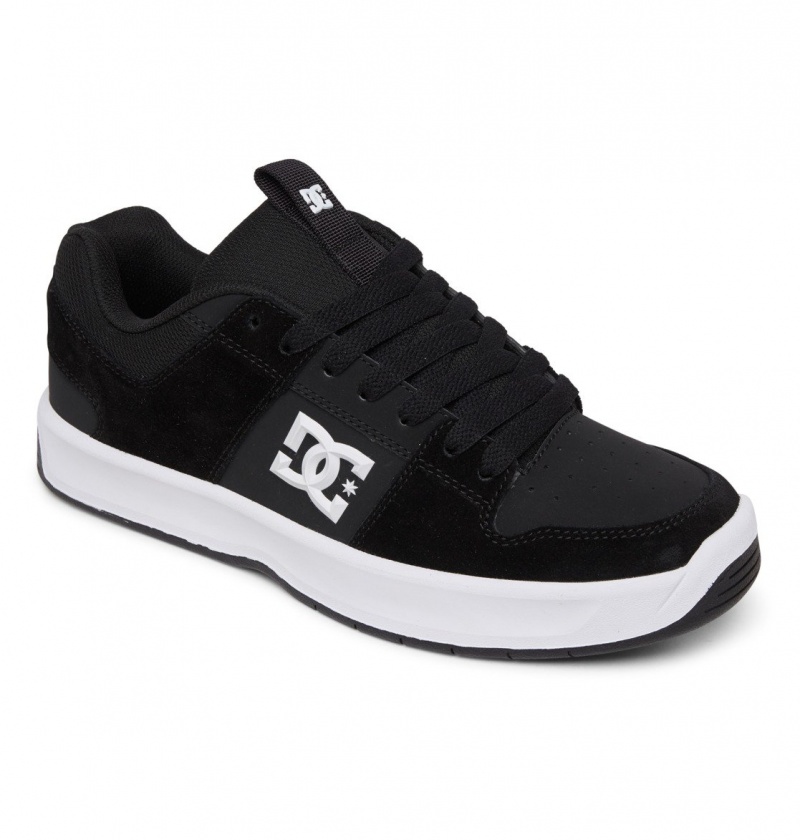 Black / White DC Shoes Lynx Zero - Leather Shoes | FRZ-751489