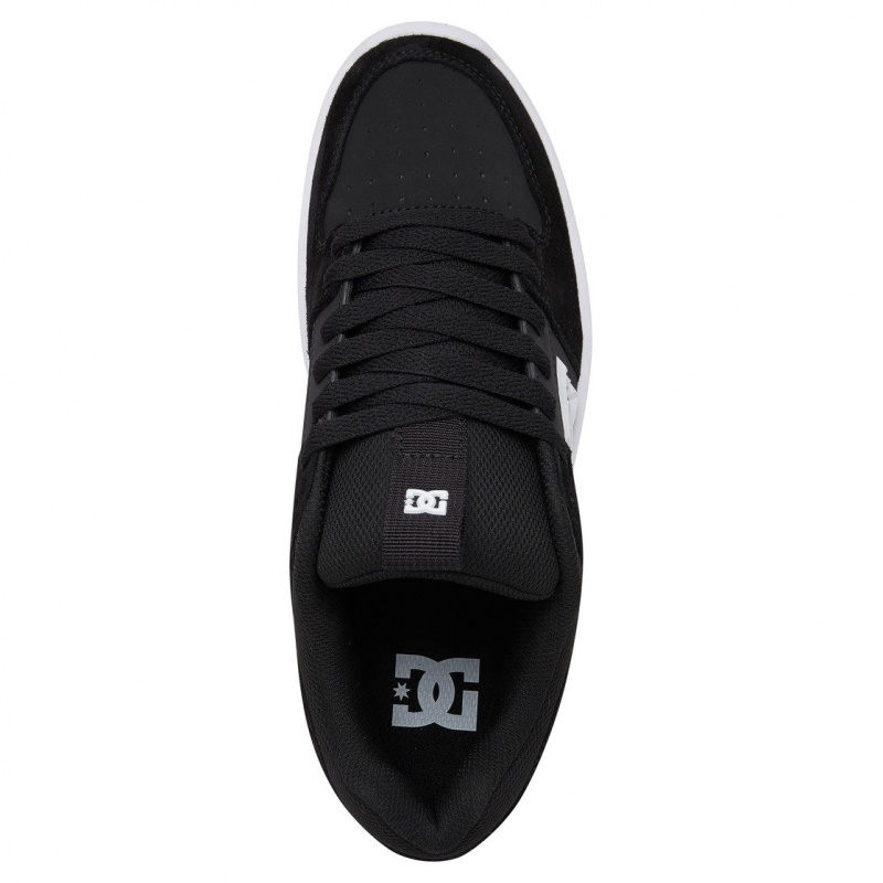 Black / White DC Shoes Lynx Zero - Leather Shoes | FRZ-751489