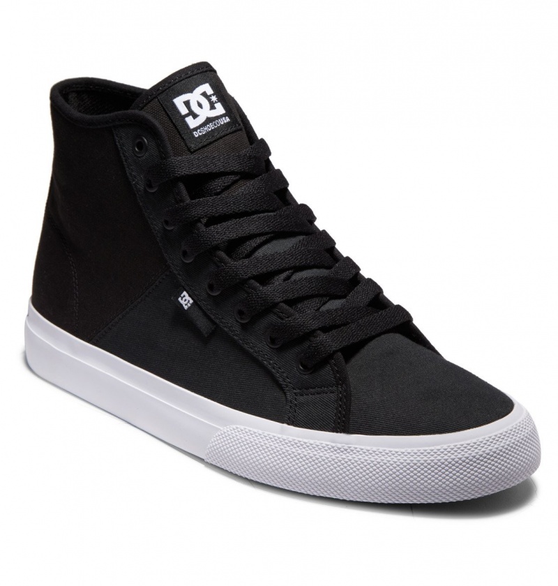 Black / White DC Shoes Manual Hi Txse - High-Top Shoes | FDL-416975