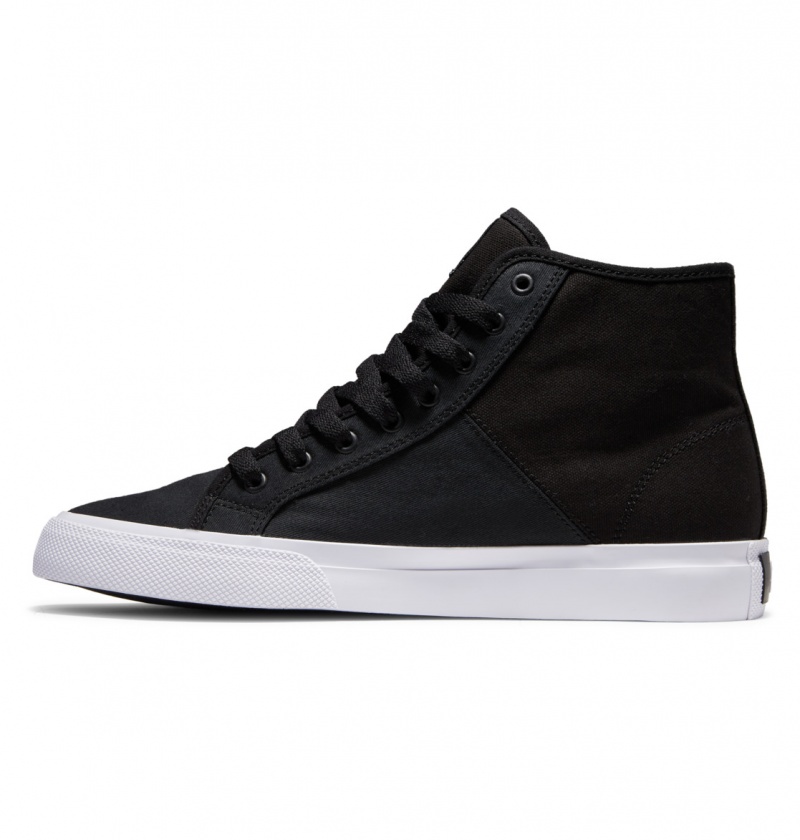 Black / White DC Shoes Manual Hi Txse - High-Top Shoes | FDL-416975