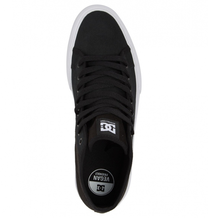 Black / White DC Shoes Manual Hi Txse - High-Top Shoes | FDL-416975