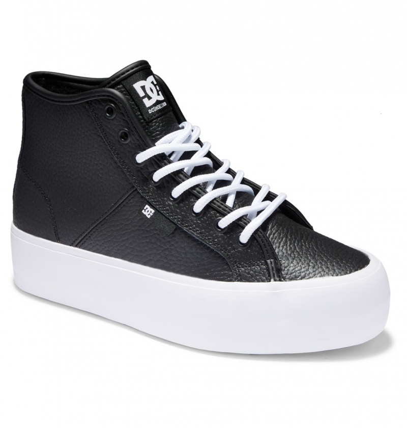 Black / White DC Shoes Manual Hi Wnt - High-Top Shoes | WIA-631580