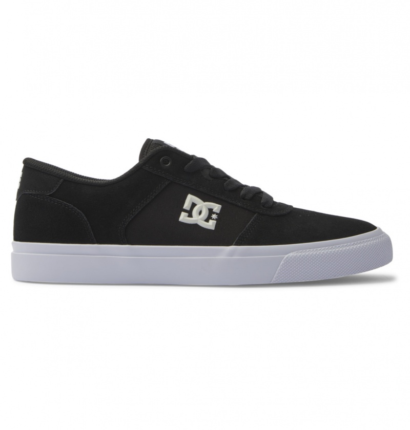 Black / White DC Shoes Teknic - Leather Shoes | TNS-420957