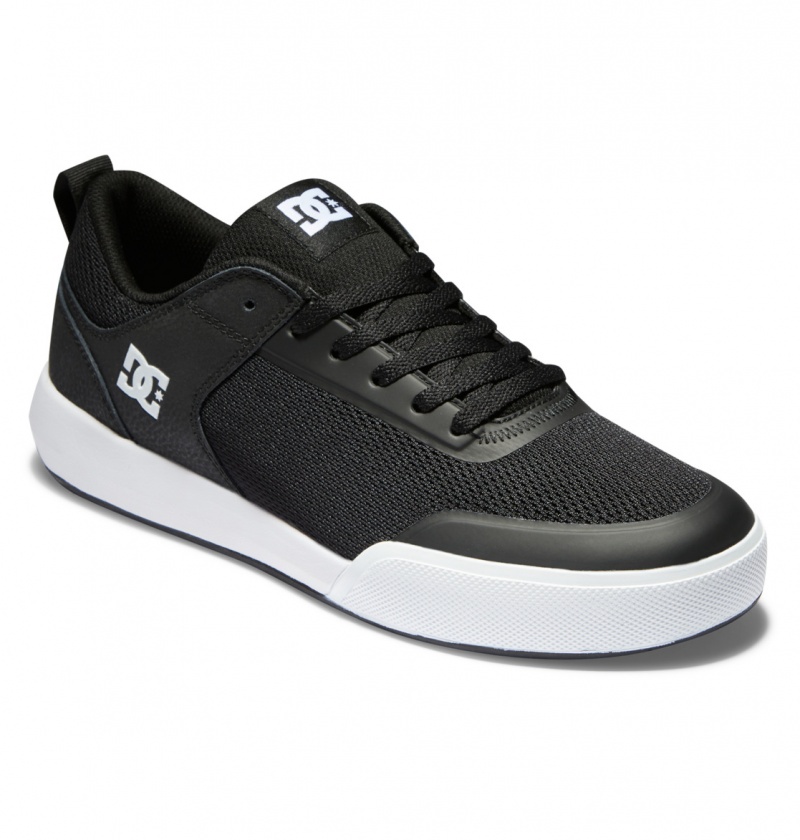 Black / White DC Shoes Transit - Shoes | WRQ-750614