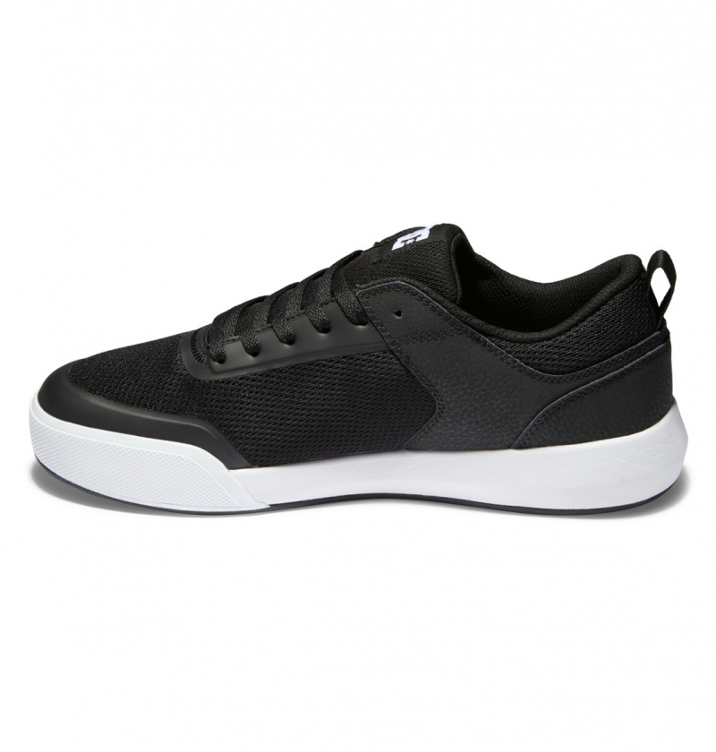 Black / White DC Shoes Transit - Shoes | WRQ-750614