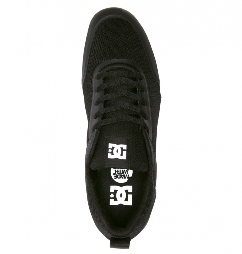 Black / White DC Shoes Transit - Shoes | WRQ-750614