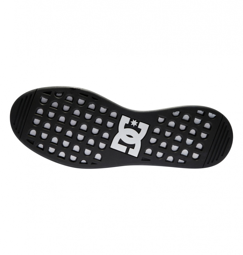 Black / White DC Shoes Transit - Shoes | WRQ-750614