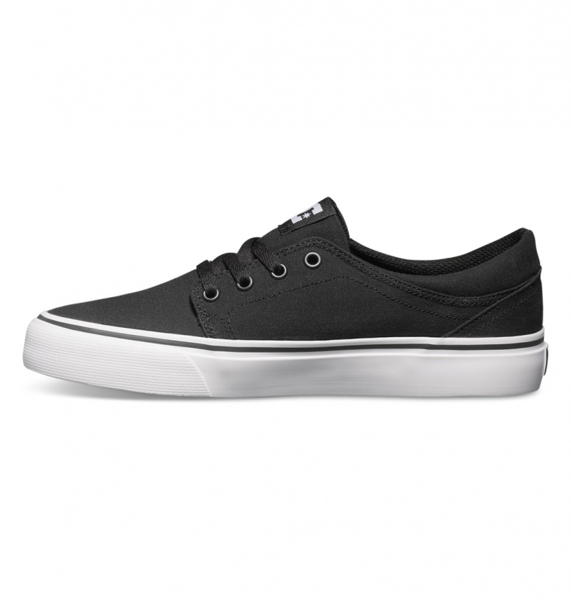 Black / White DC Shoes Trase Tx - Shoes | RKC-139572