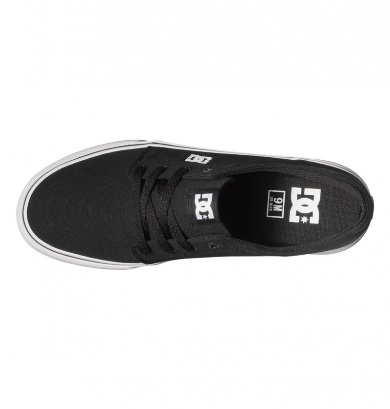 Black / White DC Shoes Trase Tx - Shoes | RKC-139572