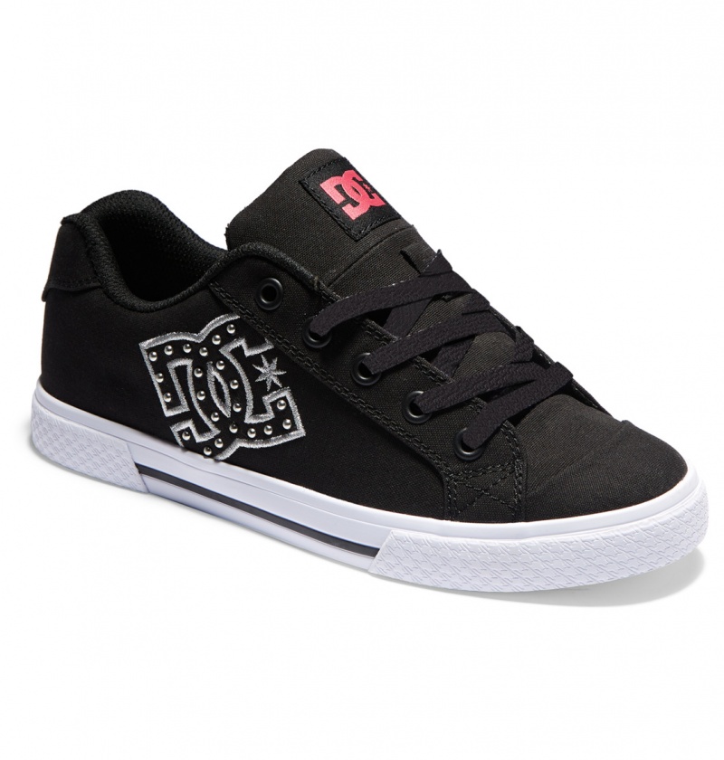 Black / Zebra DC Shoes Chelsea - Shoes | TZD-841397