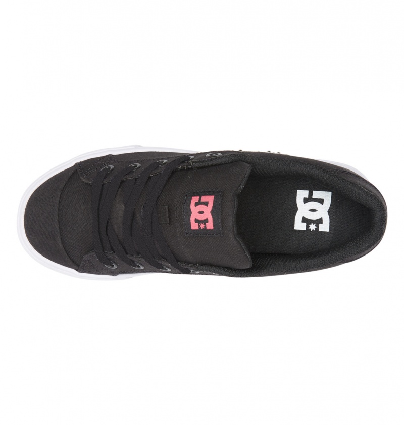 Black / Zebra DC Shoes Chelsea - Shoes | TZD-841397