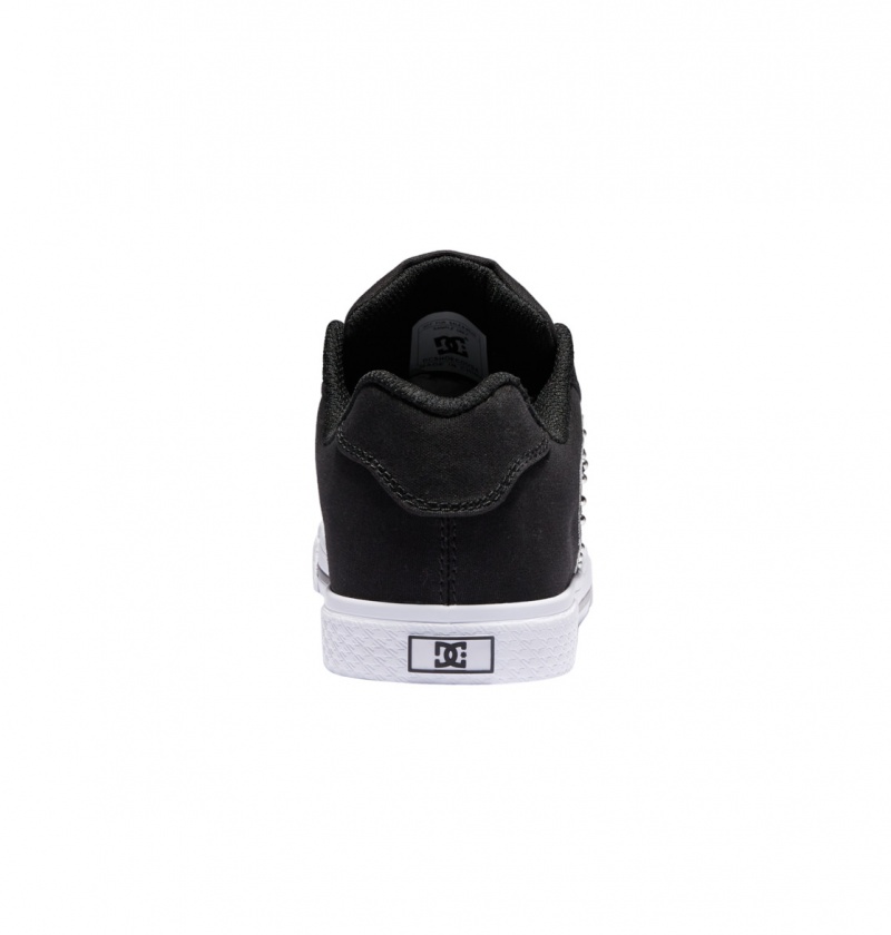 Black / Zebra DC Shoes Chelsea - Shoes | TZD-841397