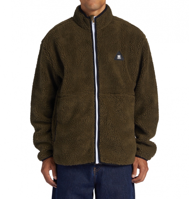 Capers DC Shoes Amradical - Zip-Up Mock Neck Fleece | TVU-136927