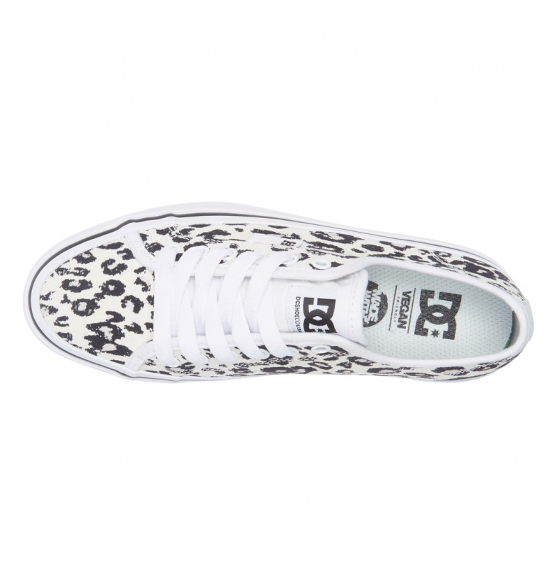 Cheetah Print DC Shoes Manual Platform - Flatform Shoes | VPF-416785