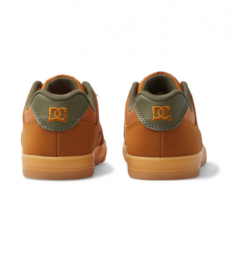 Dark Chocolate / Wheat / Gum DC Shoes Pure Elastic - Shoes 8-16 | ORV-503817