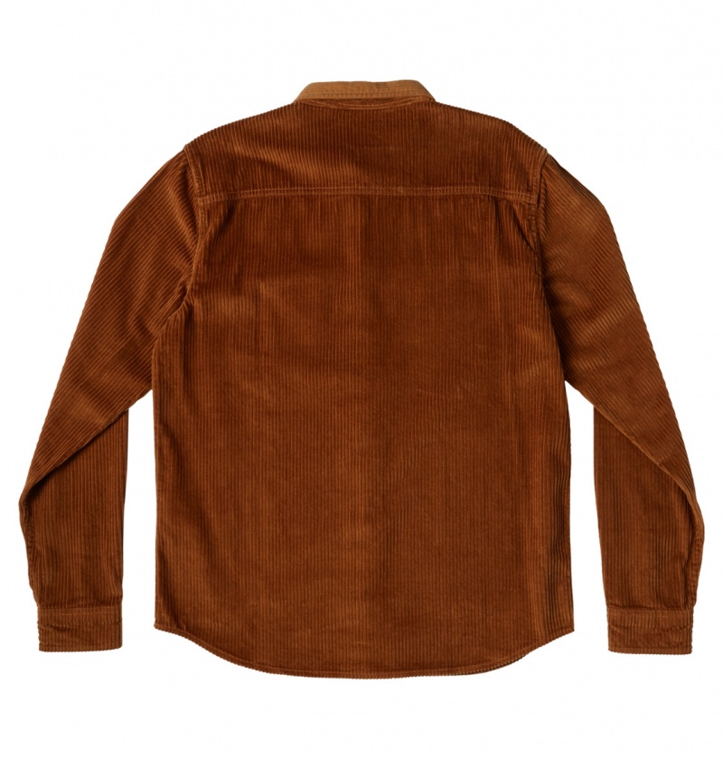 Dc Wheat DC Shoes Closed Lines - Long Sleeve Shirt | XDY-316480