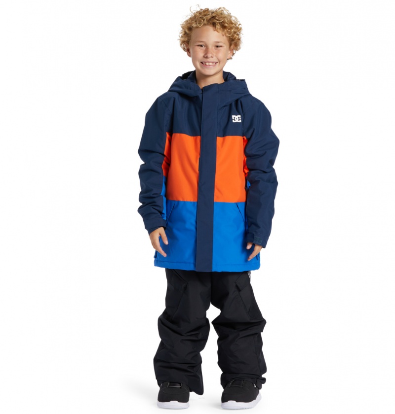 Dress Blues DC Shoes Defy - Technical Snow Jacket 8-16 | KLS-394512