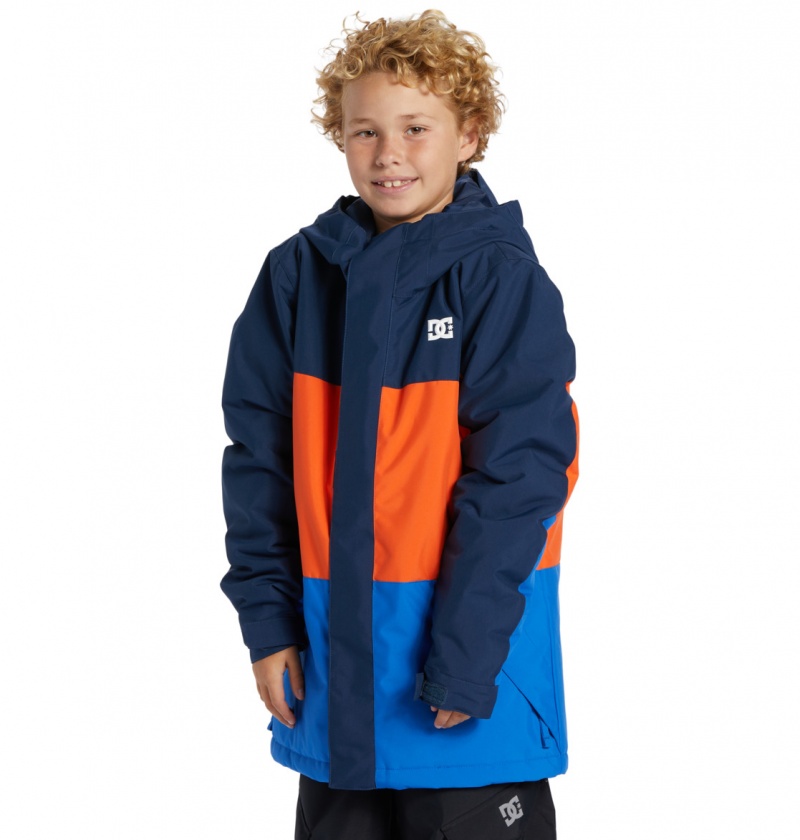 Dress Blues DC Shoes Defy - Technical Snow Jacket 8-16 | KLS-394512