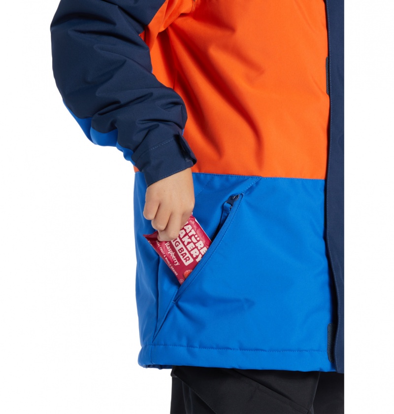 Dress Blues DC Shoes Defy - Technical Snow Jacket 8-16 | KLS-394512