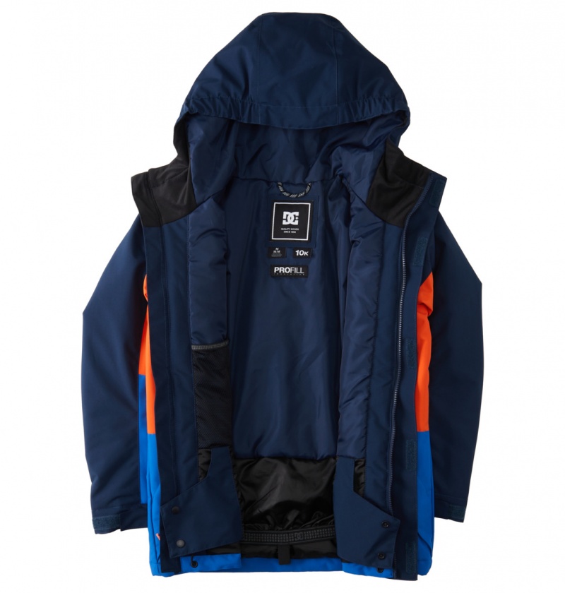 Dress Blues DC Shoes Defy - Technical Snow Jacket 8-16 | KLS-394512