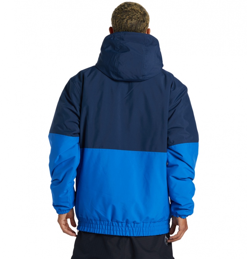 Dress Blues DC Shoes Nexus - Technical Reversible Anorak Snow Jacket | QBJ-976043