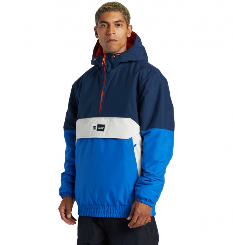 Dress Blues DC Shoes Nexus - Technical Reversible Anorak Snow Jacket | QBJ-976043