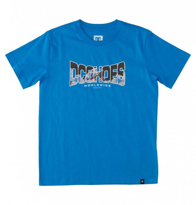 French Blue DC Shoes Astro - T-Shirt 8-16 | EWG-760548