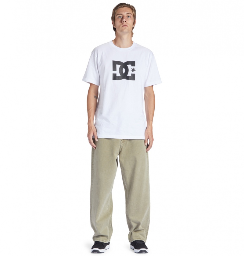 Green Overdye DC Shoes Worker - Baggy Fit Jeans | YLZ-409735