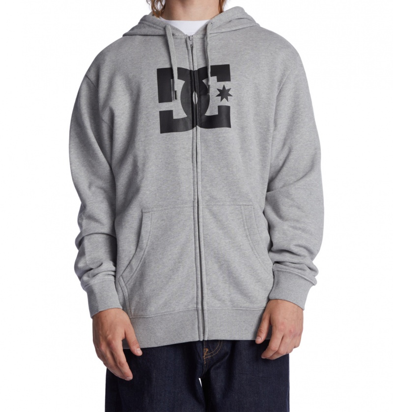 Heather Grey DC Shoes DC Star - Zip-Up Hoodie | VHF-043582