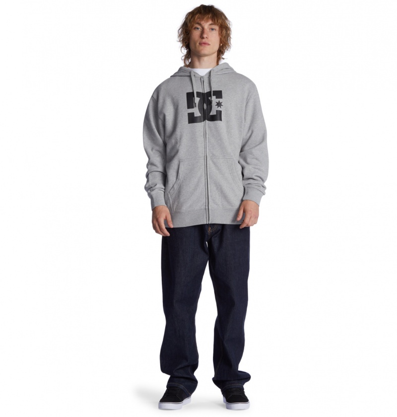 Heather Grey DC Shoes DC Star - Zip-Up Hoodie | VHF-043582