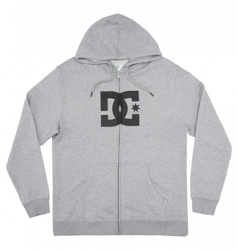 Heather Grey DC Shoes DC Star - Zip-Up Hoodie | VHF-043582