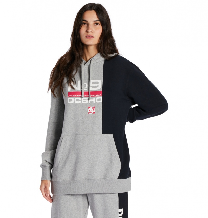 Heather Grey / Black DC Shoes Shift - Hoodie | HEA-308924