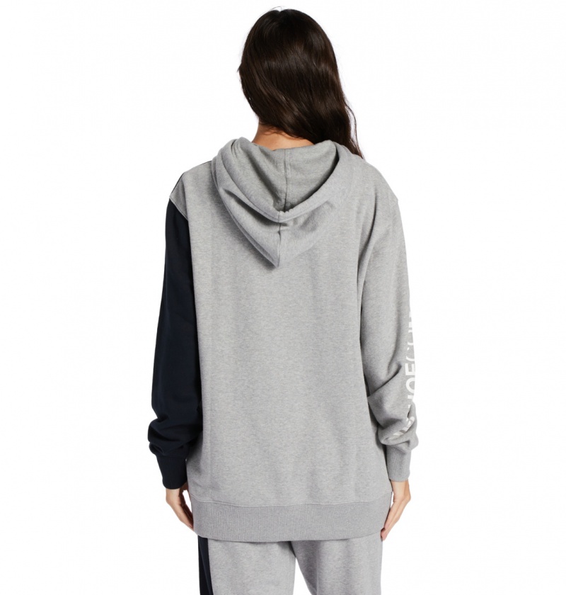 Heather Grey / Black DC Shoes Shift - Hoodie | HEA-308924