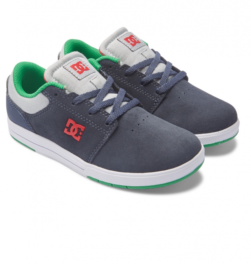 Heather Grey / Navy DC Shoes Crisis 2 - Shoes | HLT-465923