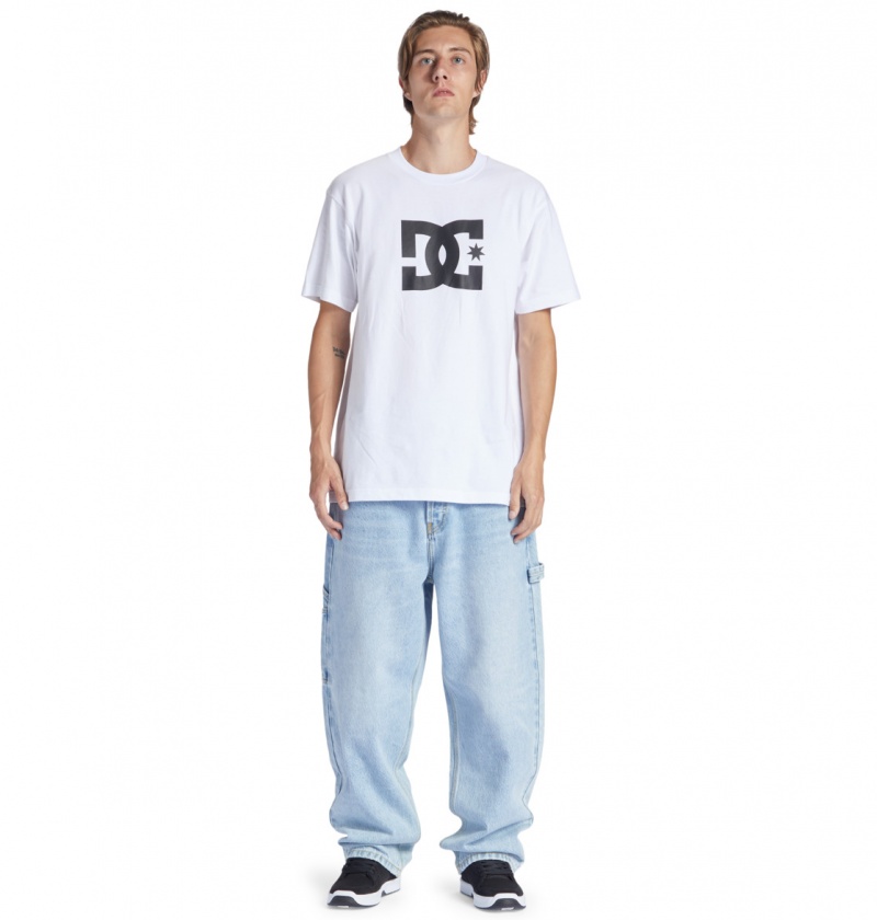 Indigo Light DC Shoes Worker - Baggy Carpenter Jeans | QBR-516298