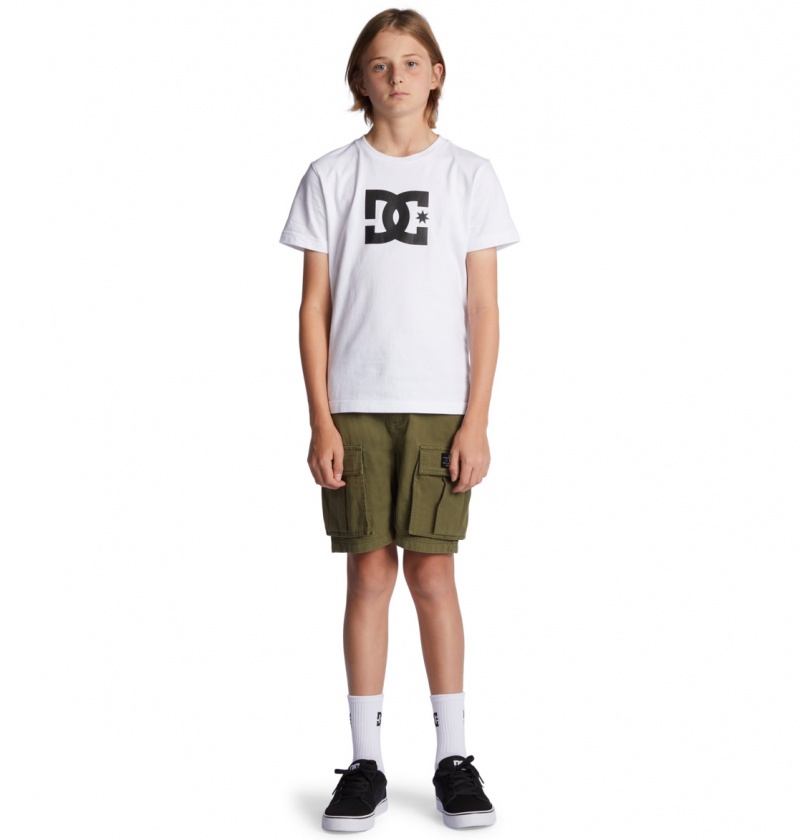 Ivy Green DC Shoes Tundra - Cargo Shorts 8-16 | VYF-956138