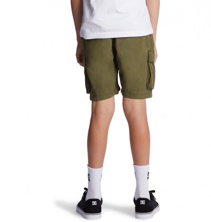 Ivy Green DC Shoes Tundra - Cargo Shorts 8-16 | VYF-956138