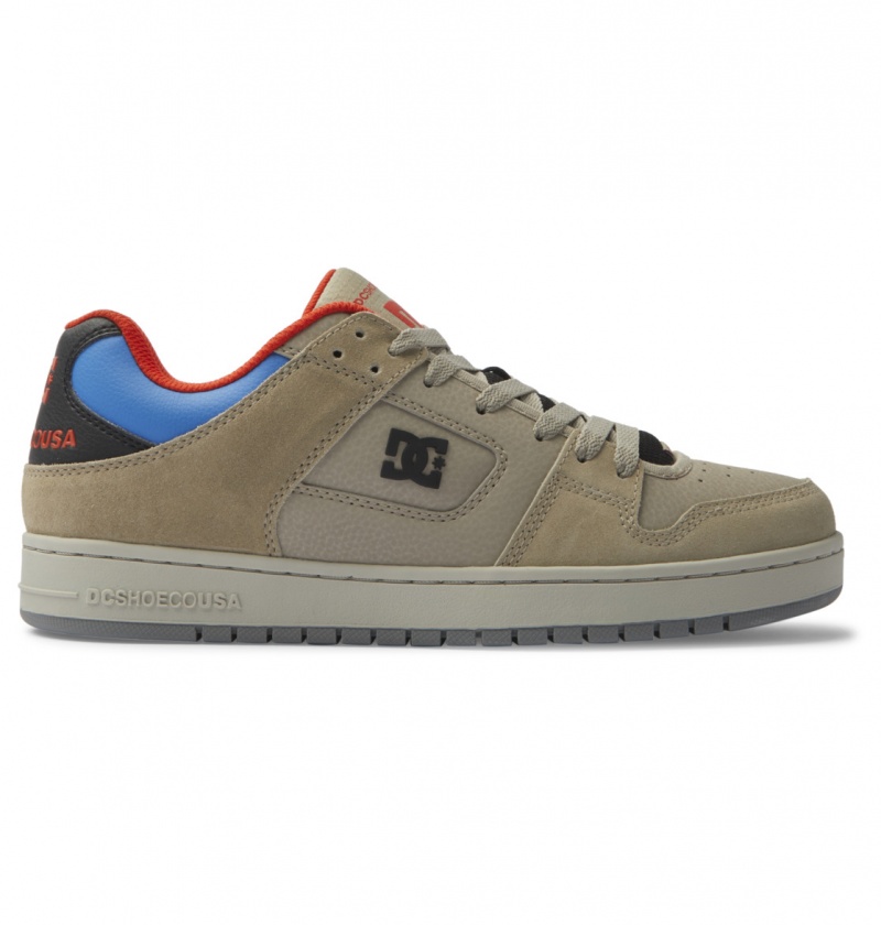 Light Camel DC Shoes Manteca SE - Leather Shoes | VAL-235104