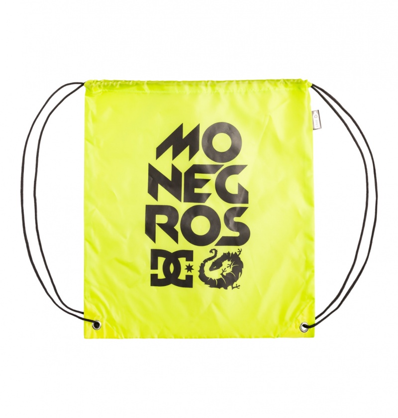 Lime Green DC Shoes x Monegros - Cinch Bag | YUQ-936541