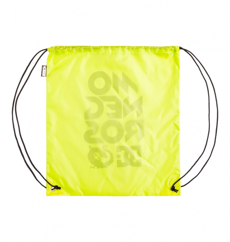 Lime Green DC Shoes x Monegros - Cinch Bag | YUQ-936541