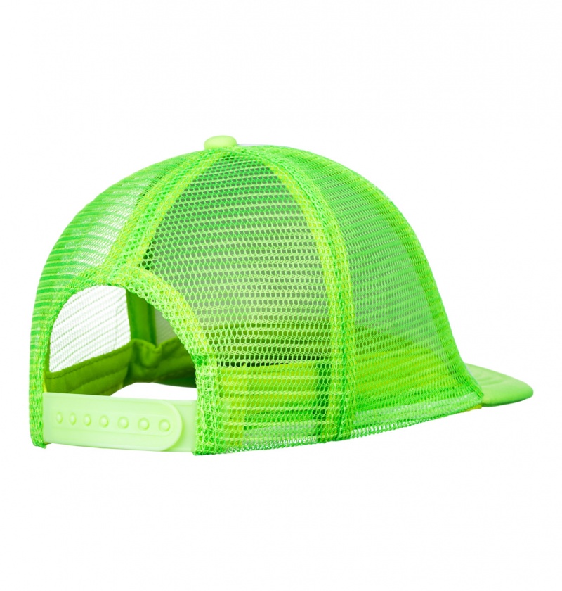 Lime Green DC Shoes x Monegros - Trucker Cap | YPU-394685