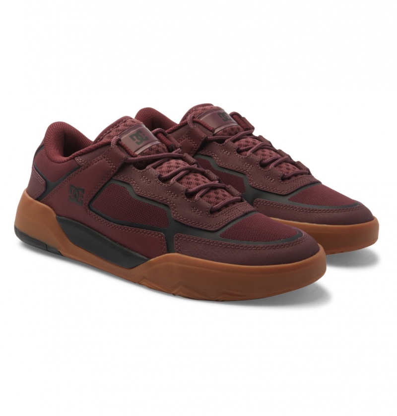 Maroon DC Shoes DC Metric - Leather Shoes | GFS-728453