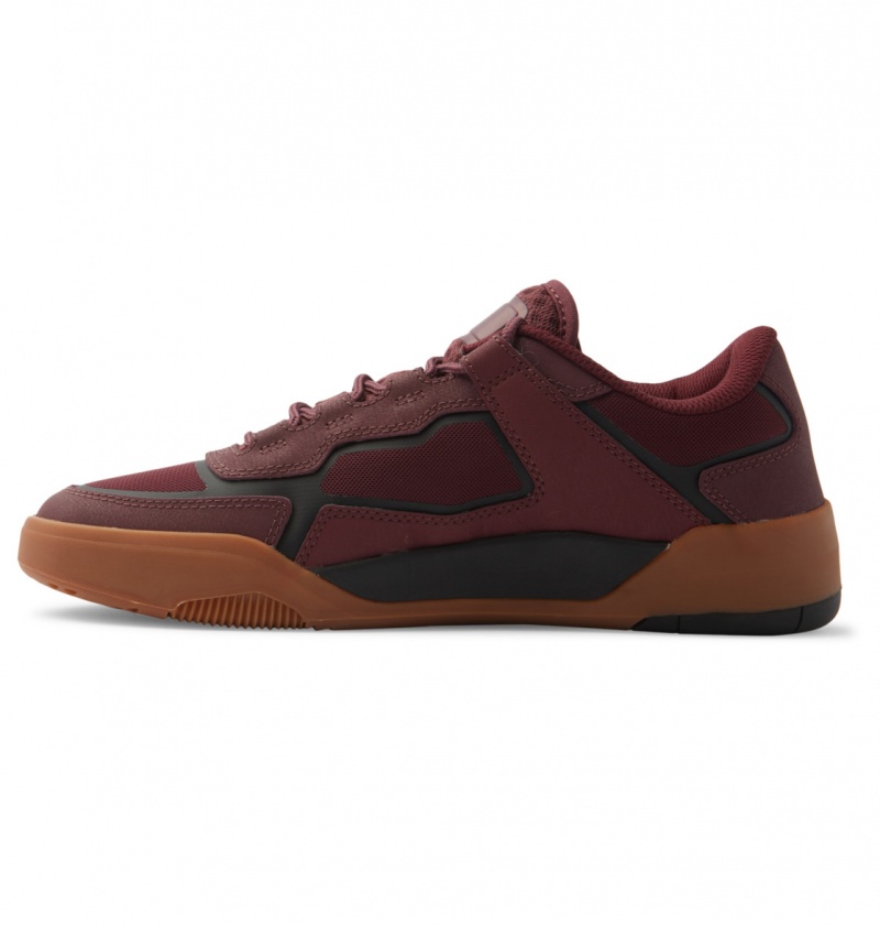 Maroon DC Shoes DC Metric - Leather Shoes | GFS-728453