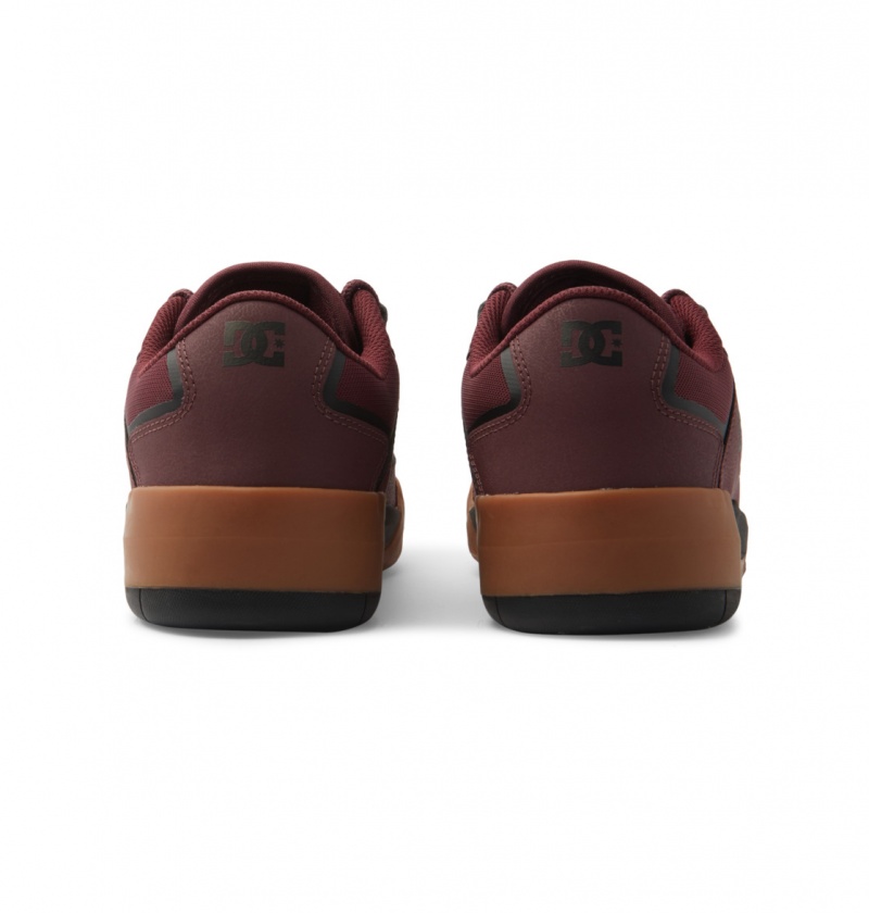 Maroon DC Shoes DC Metric - Leather Shoes | GFS-728453