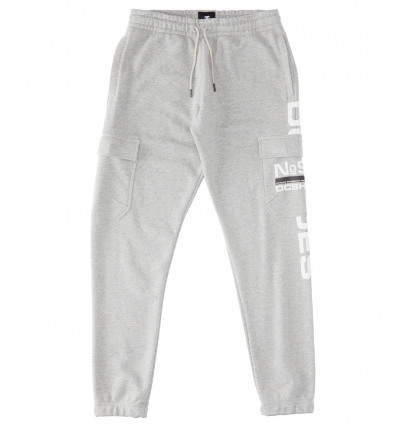 Medium Grey Heather DC Shoes Havoc Cargo - Joggers | SGH-240693