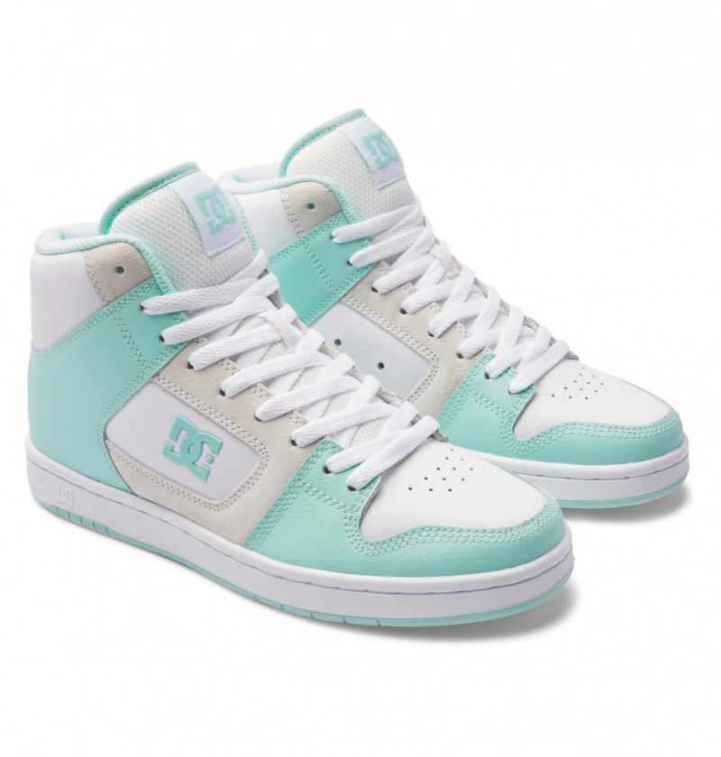 Mint DC Shoes Manteca 4 Hi - High-Top Leather Shoes | LKZ-579260