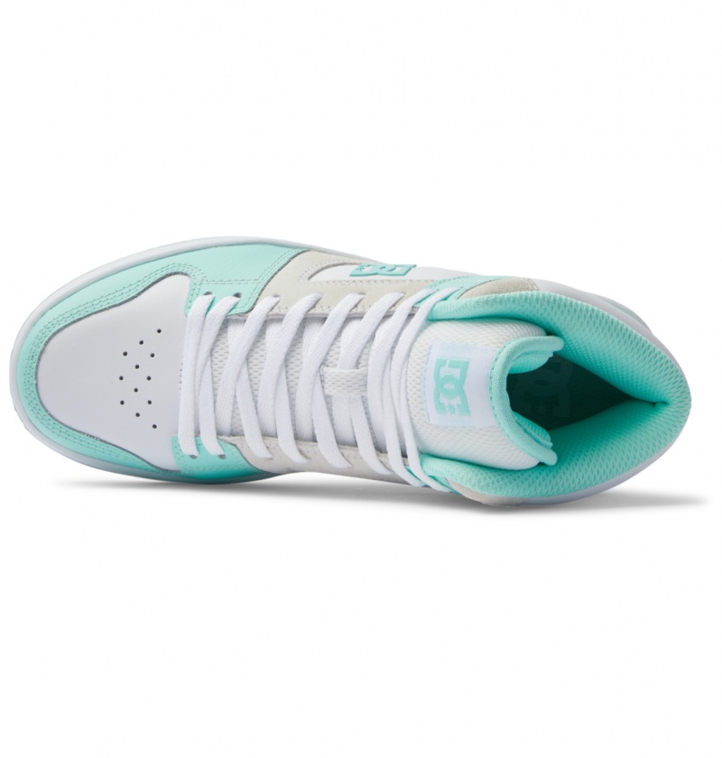 Mint DC Shoes Manteca 4 Hi - High-Top Leather Shoes | LKZ-579260