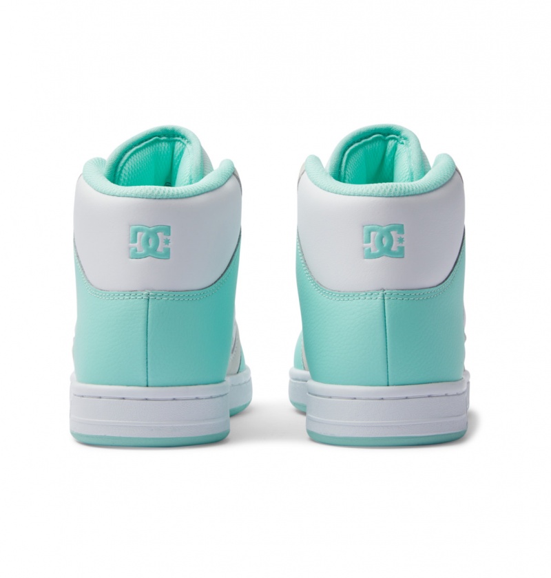 Mint DC Shoes Manteca 4 Hi - High-Top Leather Shoes | LKZ-579260