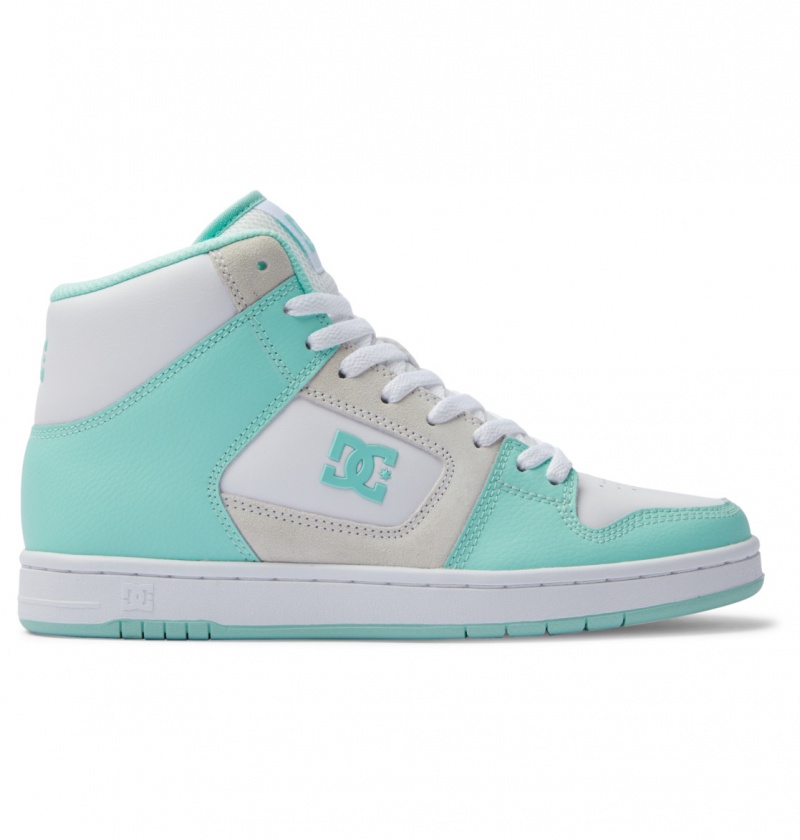 Mint DC Shoes Manteca 4 Hi - High-Top Leather Shoes | LKZ-579260