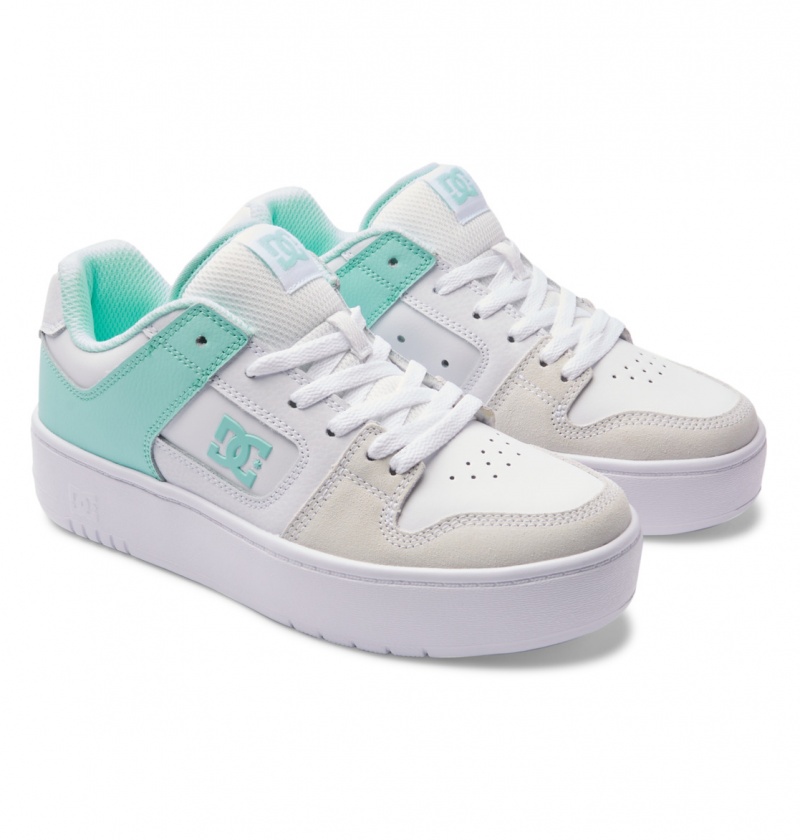 Mint DC Shoes Manteca 4 Platform - Flatform Shoes | DSE-356824